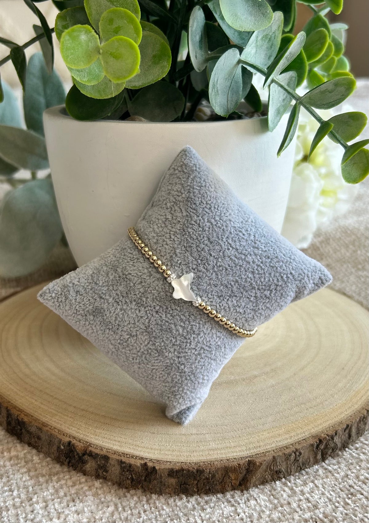 Pearl Butterfly Bracelet