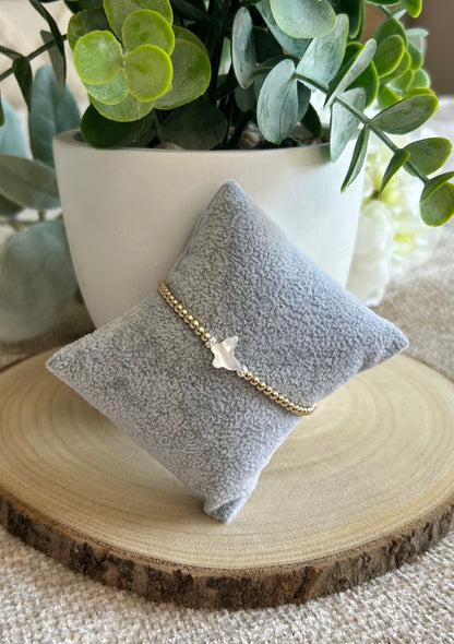 Pearl Butterfly Bracelet