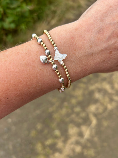 Pearl Butterfly Bracelet