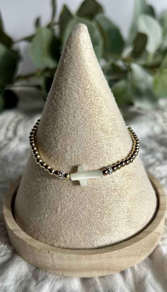 'Faith' Gold-Filled Bracelet